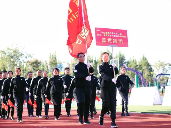 大美华山 南宫NG28无双——集团参加华山街道办事处第二届机关、企业秋季大型综合运动会